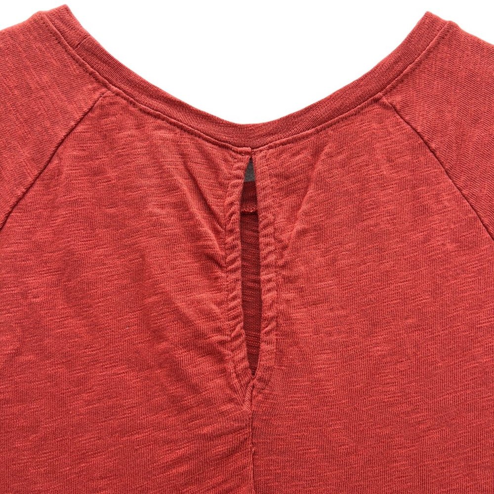 NEW CASLON Cotton Scoop Neck Short Sleeve Raglan T-shirt Dress Size Medium 0026 - Picture 7 of 12